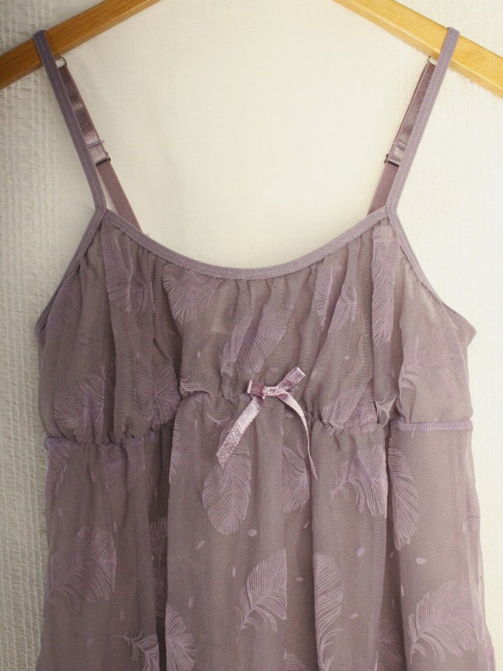 Vintage Fairycore Coquette Y2K Whimsigoth Velvet Feather Slip Dress Size S - Picture 3 of 8